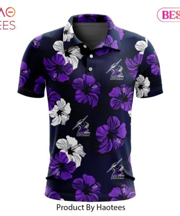 Nrl Melbourne Storm Special Aloha Golf Polo Design