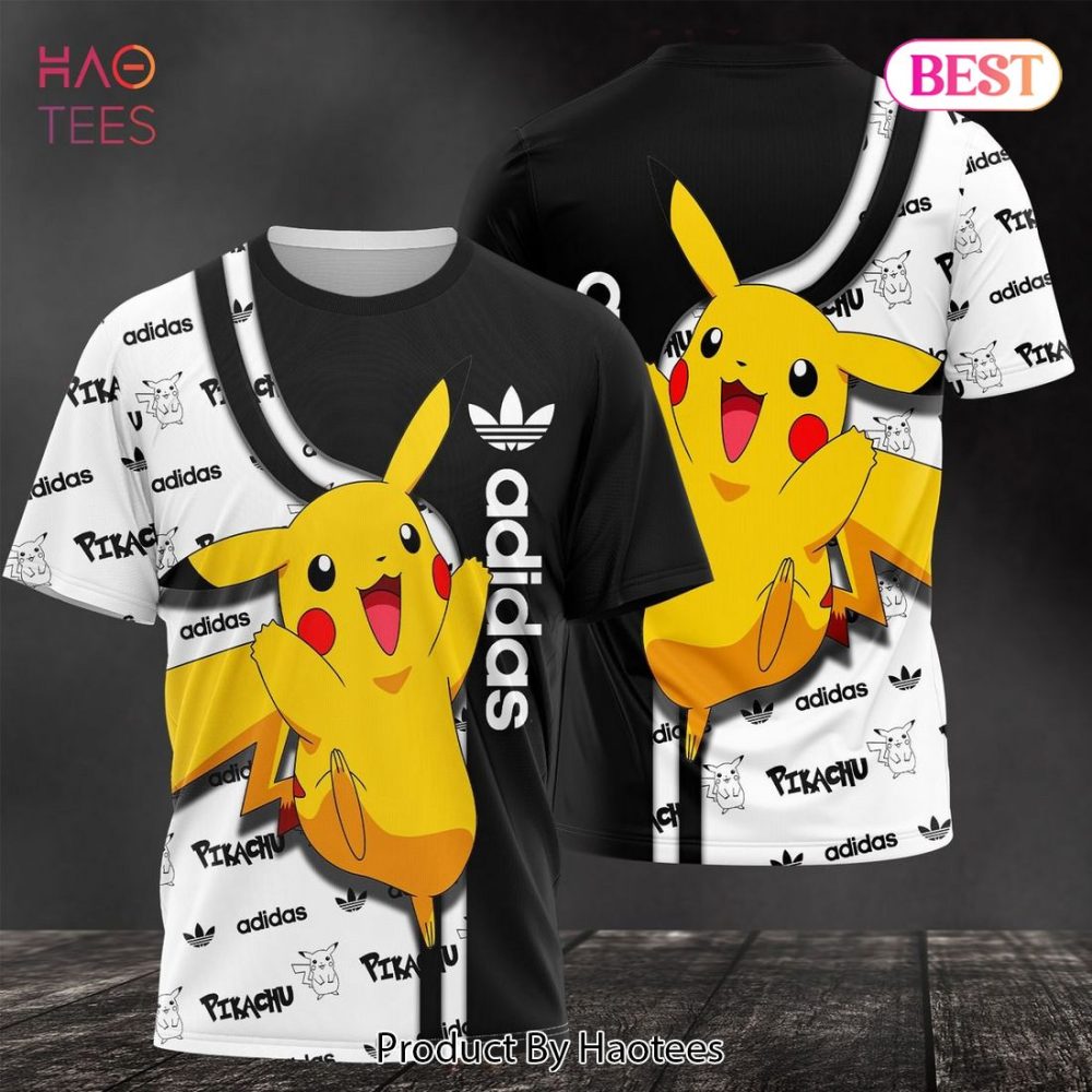 Pikachu Adidas 3D T-Shirt Limited Edition