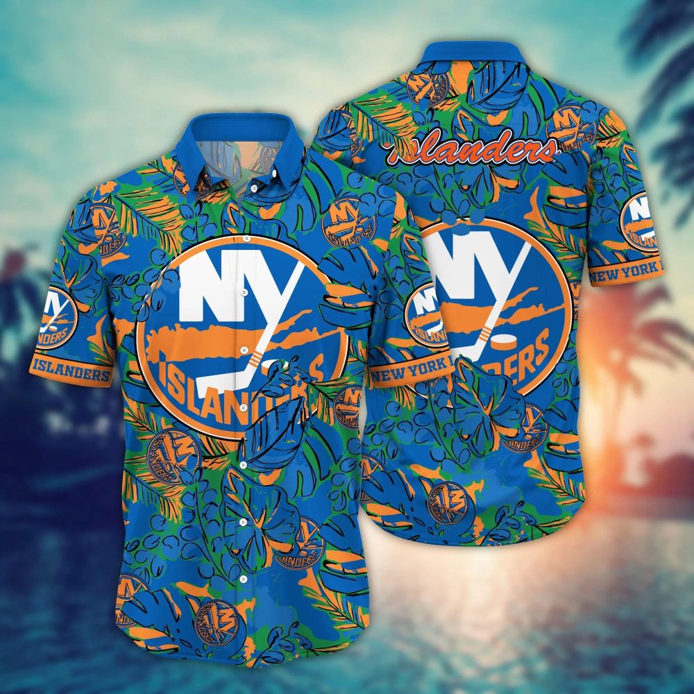 New York Islanders Nhl Hawaiian Shirt Ocean Waves Aloha Shirt