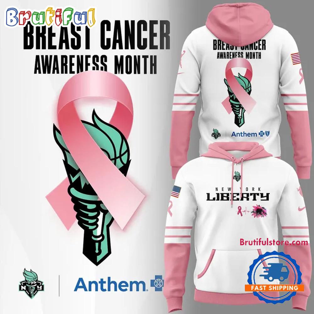 New York Liberty For Breast Cancer Awareness 2026 Hoodie