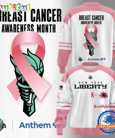 New York Liberty For Breast Cancer Awareness 2026 Sweatshirt