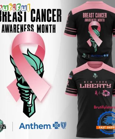 New York Liberty For Breast Cancer Awareness 2026 T Shirt