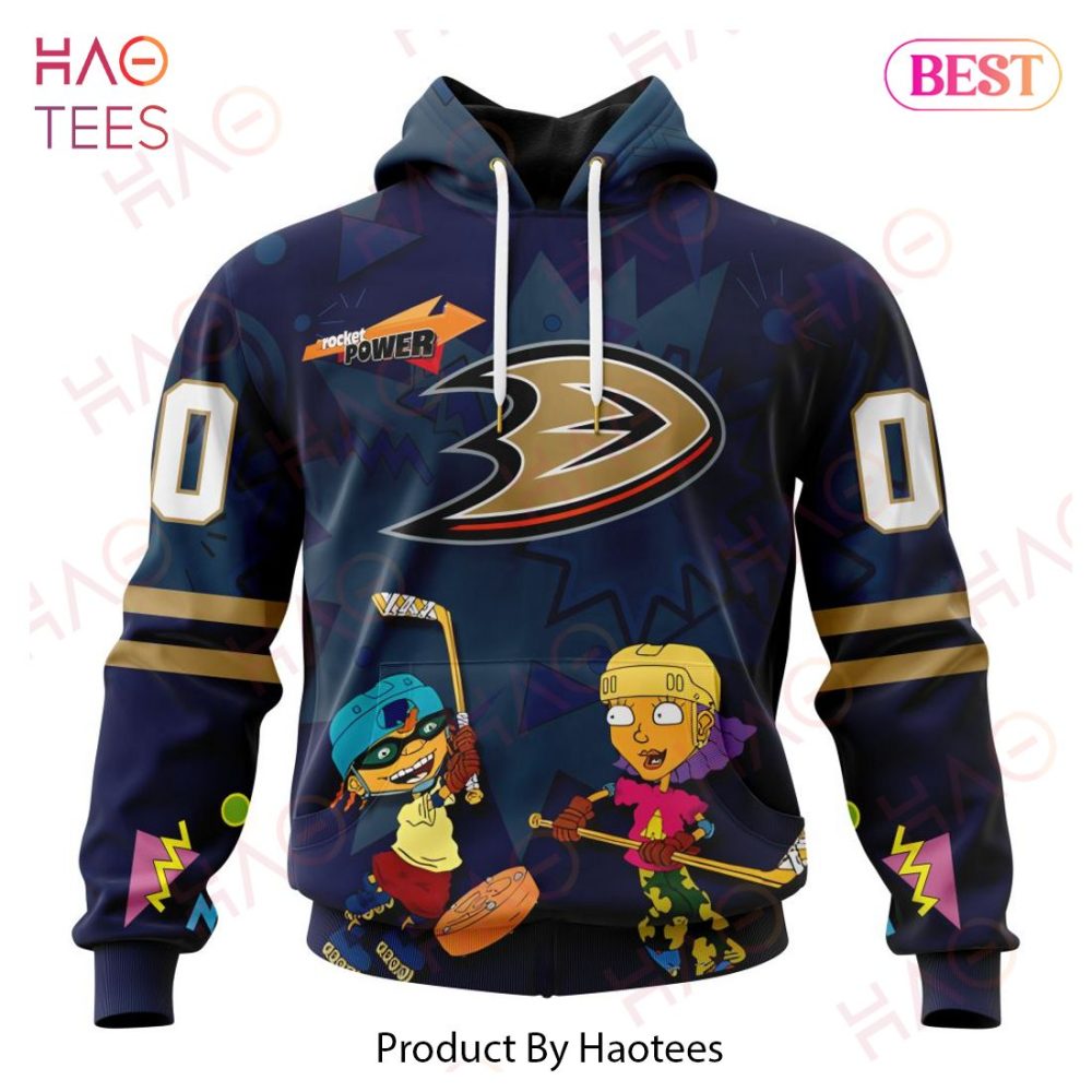 Nhl Anaheim Ducks Specialized For Rocket Power 3D Hoodie