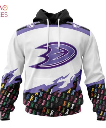 Nhl Anaheim Ducks, Specialized Kits In October We Stand Together We Can Beat Cancer