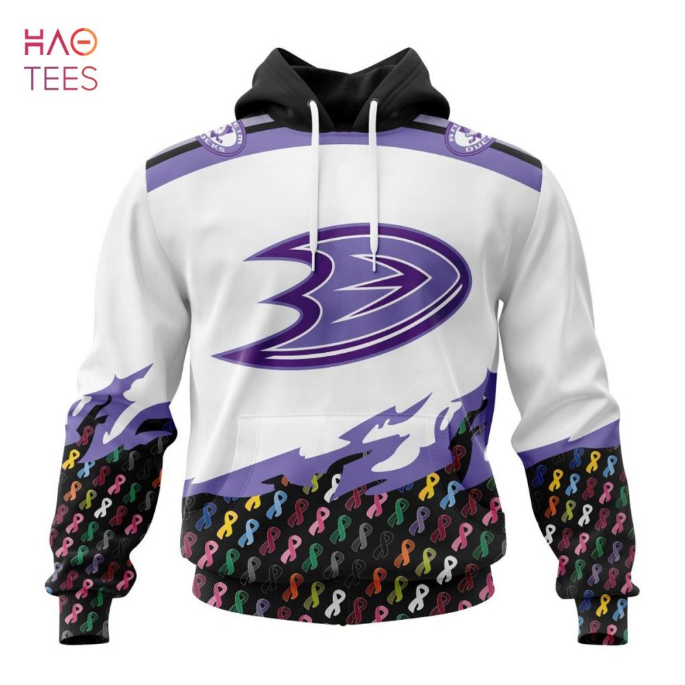 Nhl Anaheim Ducks, Specialized Kits In October We Stand Together We Can Beat Cancer