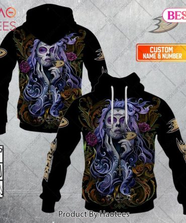 Nhl Anaheim Ducks Tattoo Girl Artwork 2023 Hoodie, T-Shirt, Zip Hoodie, Sweatshirt