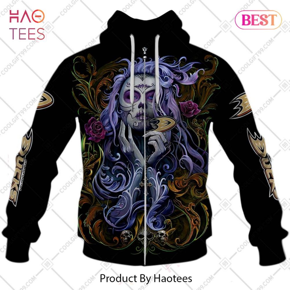 Nhl Anaheim Ducks Tattoo Girl Artwork 2023 Hoodie, T-Shirt, Zip Hoodie, Sweatshirt - Image 5