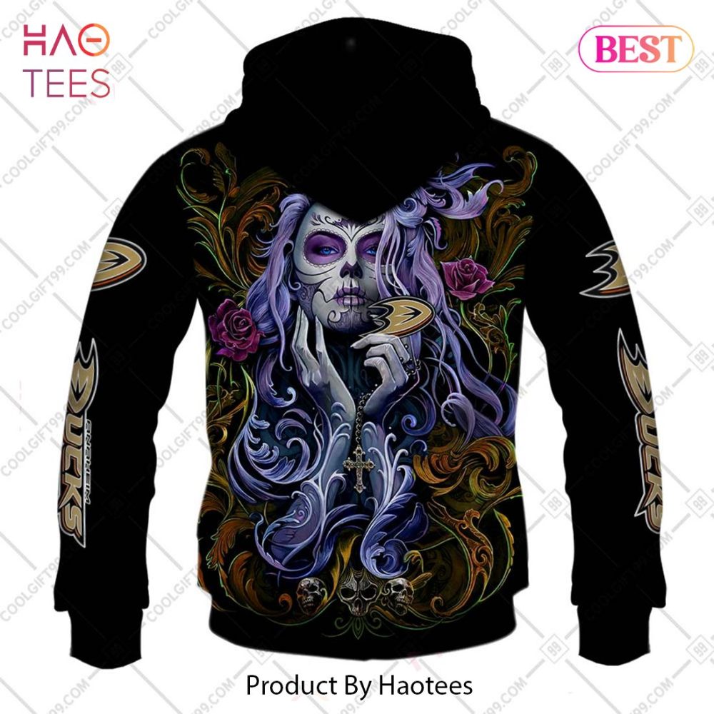 Nhl Anaheim Ducks Tattoo Girl Artwork 2023 Hoodie, T-Shirt, Zip Hoodie, Sweatshirt - Image 6