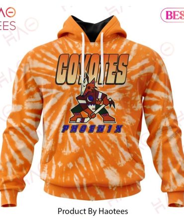 Nhl Arizona Coyotes Special Retro Vintage Tie - Dye Hoodie