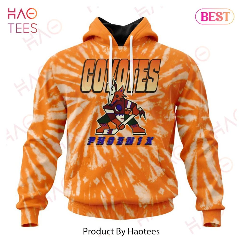 Nhl Arizona Coyotes Special Retro Vintage Tie - Dye Hoodie