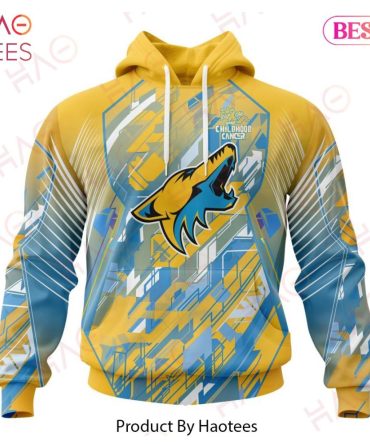 Nhl Arizona Coyotes Specialized Design Fearless Against Childhood Cancers 3D Hoodie