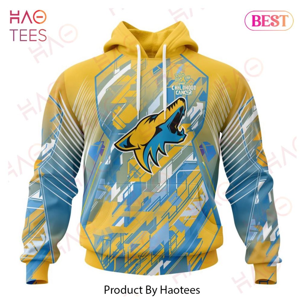 Nhl Arizona Coyotes Specialized Design Fearless Against Childhood Cancers 3D Hoodie