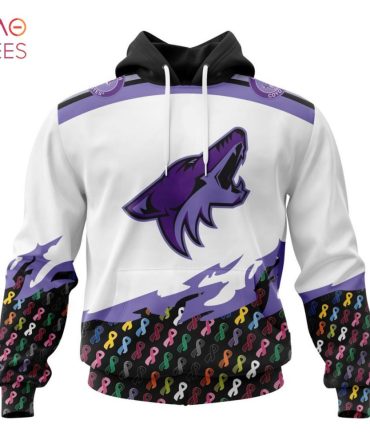 Nhl Arizona Coyotes, Specialized Kits In October We Stand Together We Can Beat Cancer