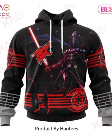 Nhl Arizona Coyotes Specialized Starwar Darth Vader Version Jersey Hoodie