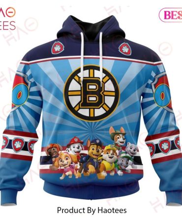 Nhl Boston Bruins Special Paw Patrol Kits Hoodie