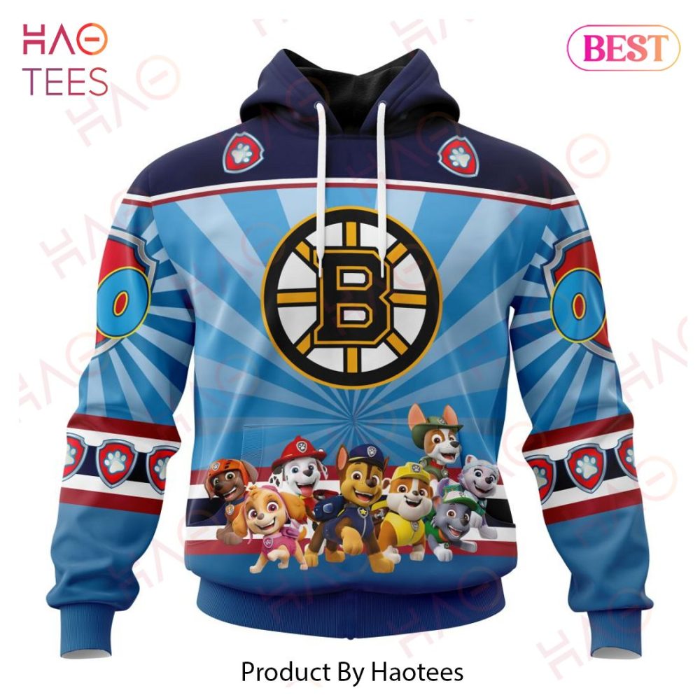 Nhl Boston Bruins Special Paw Patrol Kits Hoodie