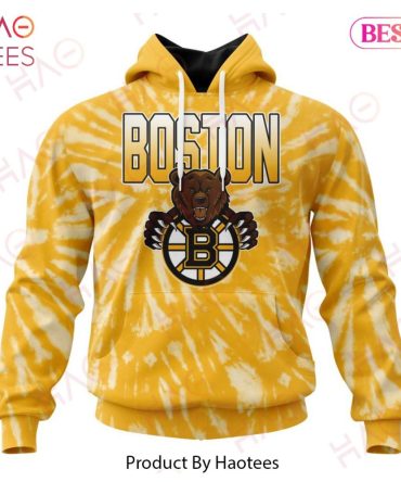 Nhl Boston Bruins Special Retro Vintage Tie - Dye Hoodie