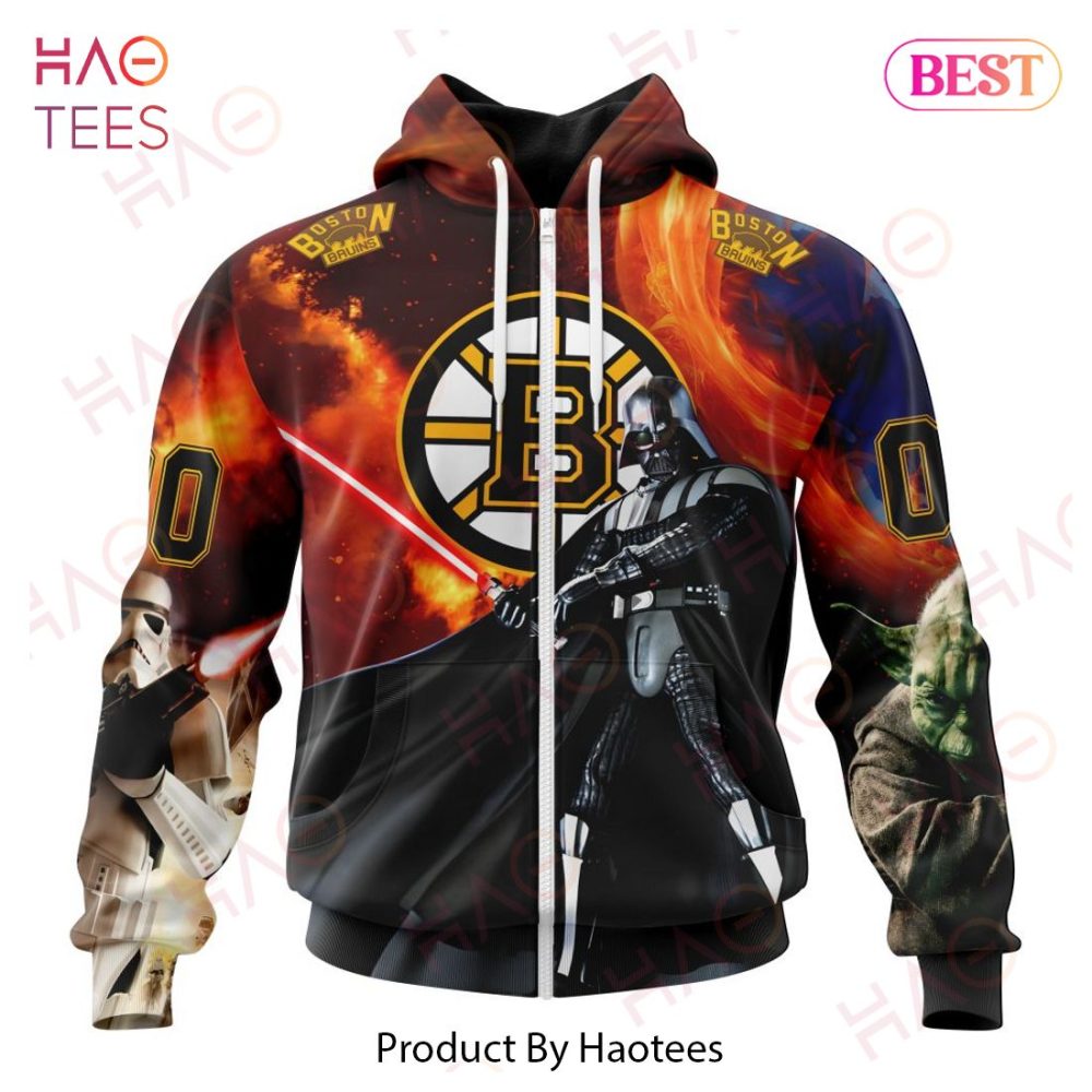 Nhl Boston Bruins Specialized Design X Star War Hoodie - Image 2