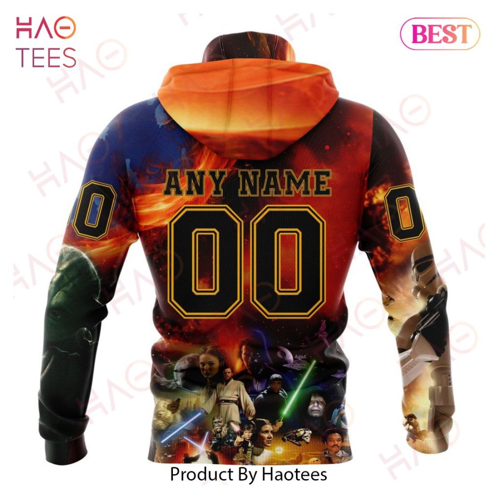 Nhl Boston Bruins Specialized Design X Star War Hoodie - Image 5
