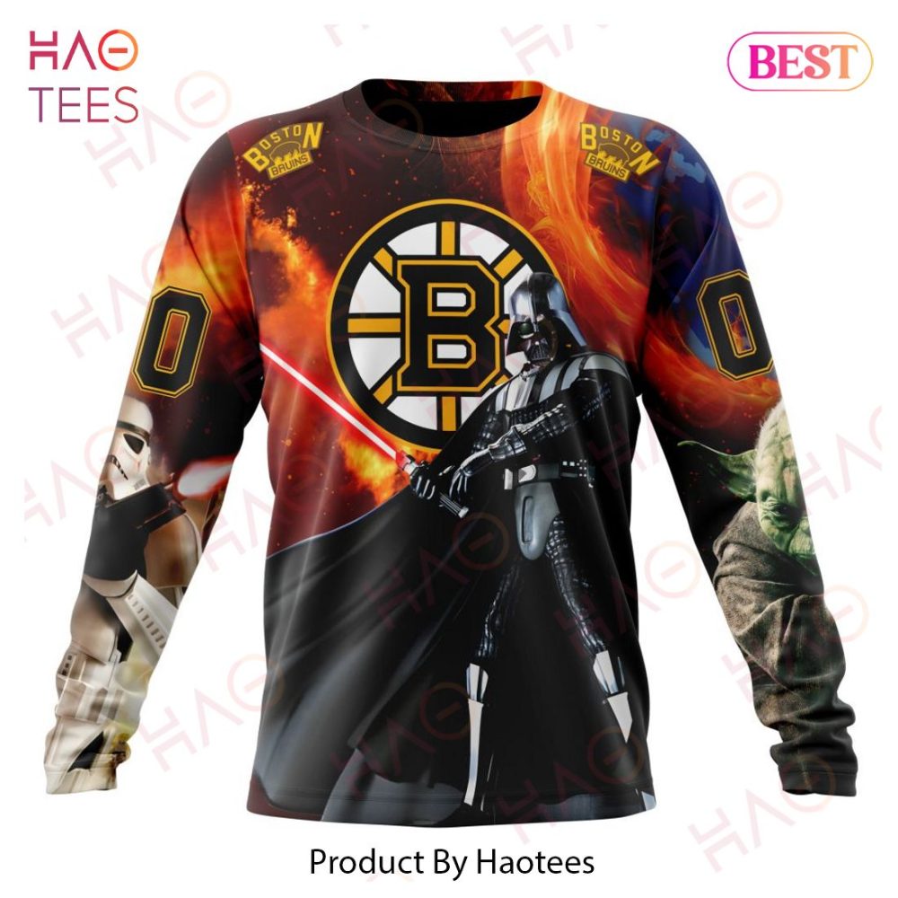 Nhl Boston Bruins Specialized Design X Star War Hoodie - Image 6