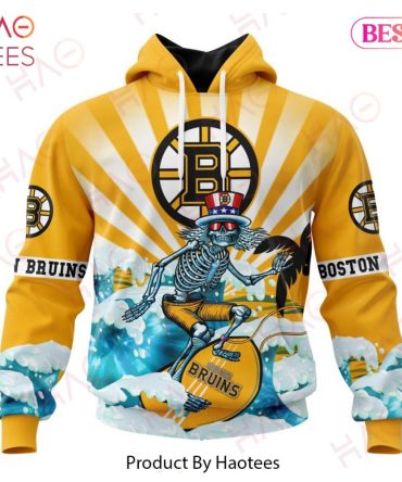 Nhl Boston Bruins Specialized Kits For The Grateful Dead Hoodie