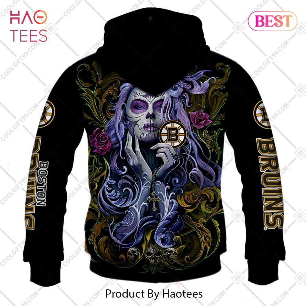 Nhl Boston Bruins Tattoo Girl Artwork 2023 Hoodie, T-Shirt, Zip Hoodie, Sweatshirt - Image 6
