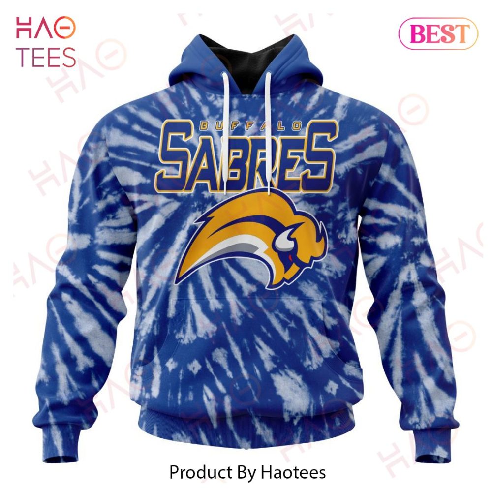 Nhl Buffalo Sabres Special Retro Vintage Tie - Dye Hoodie