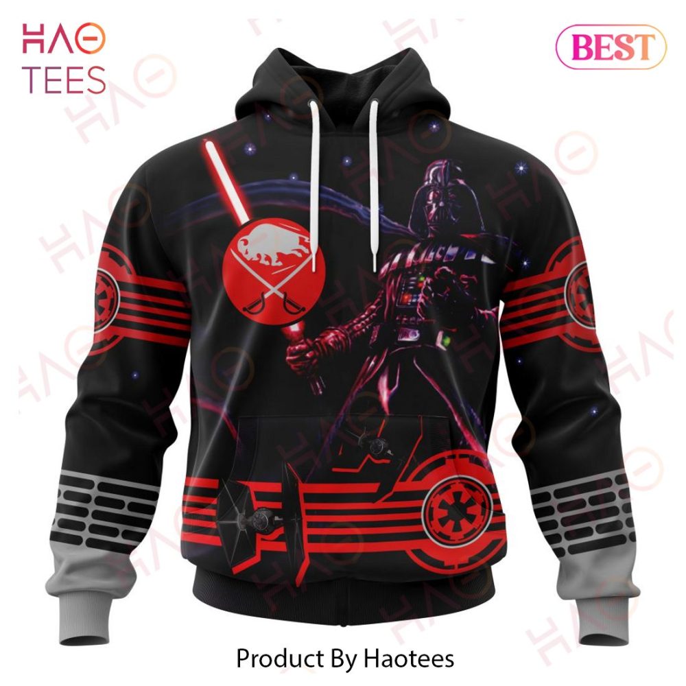 Nhl Buffalo Sabres Specialized Starwar Darth Vader Version Jersey Hoodie