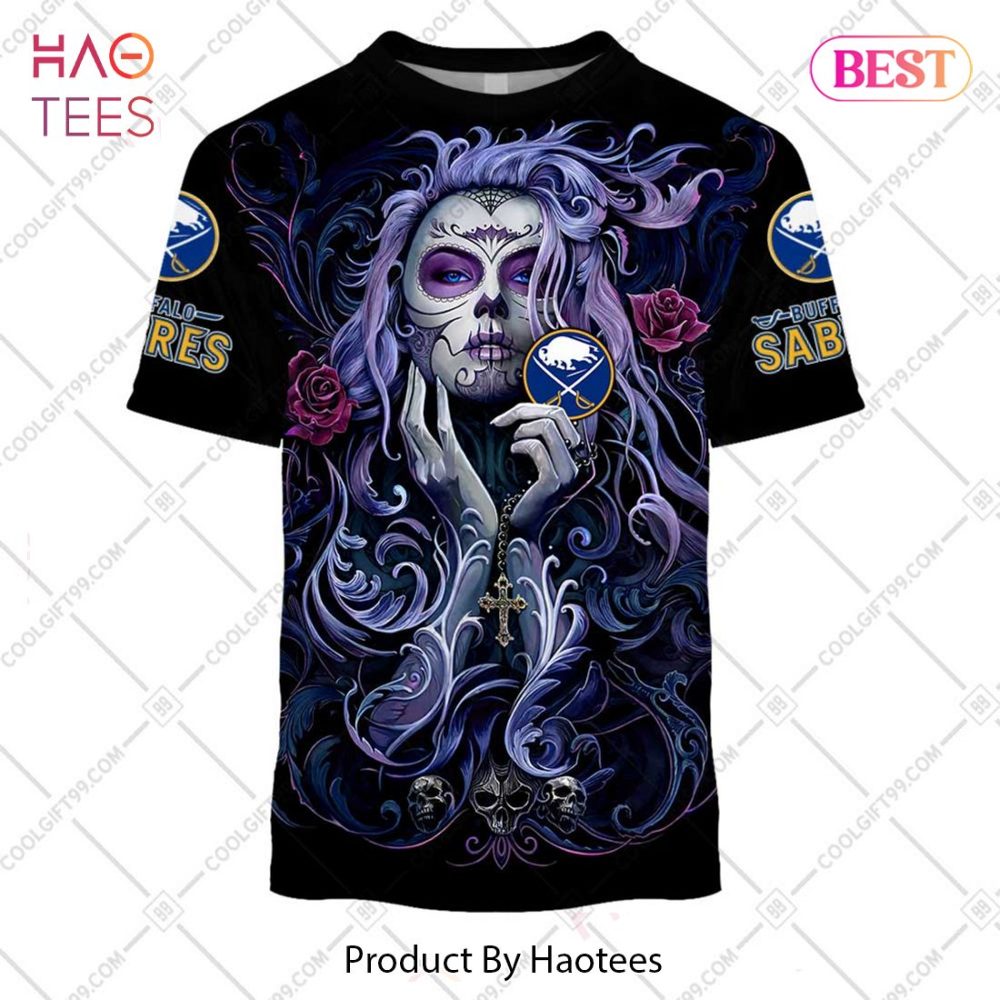 Nhl Buffalo Sabres Tattoo Girl Artwork 2023 Hoodie, T-Shirt, Zip Hoodie, Sweatshirt - Image 3