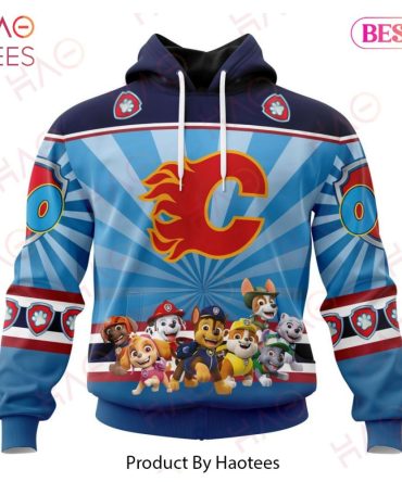 Nhl Calgary Flames Special Paw Patrol Kits Hoodie