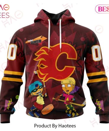 Nhl Calgary Flames Specialized For Rocket Power 3D Hoodie