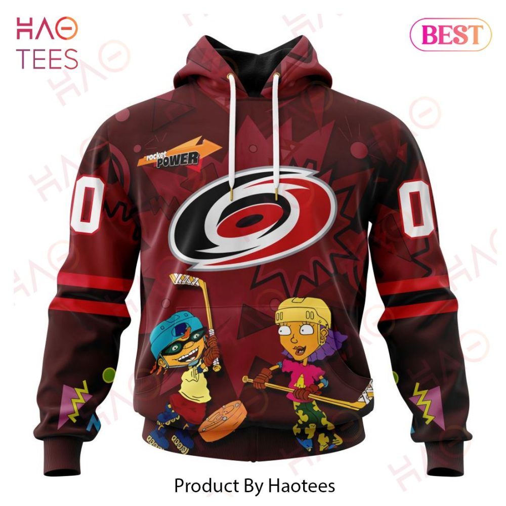 Nhl Carolina Hurricanes Specialized For Rocket Power 3D Hoodie