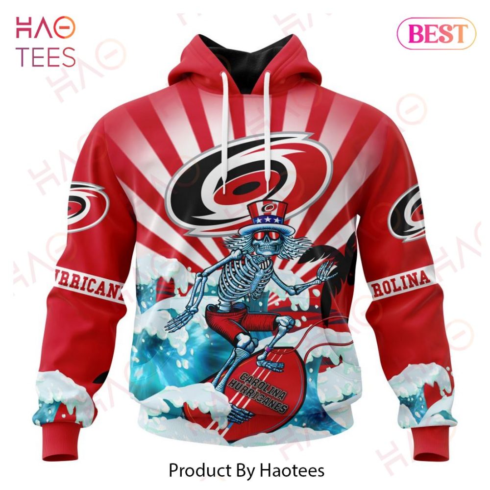 Nhl Carolina Hurricanes Specialized Kits For The Grateful Dead Hoodie