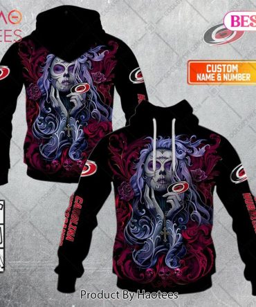 Nhl Carolina Hurricanes Tattoo Girl Artwork 2023 Hoodie, T-Shirt, Zip Hoodie, Sweatshirt