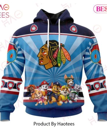 Nhl Chicago Blackhawks Special Paw Patrol Kits Hoodie