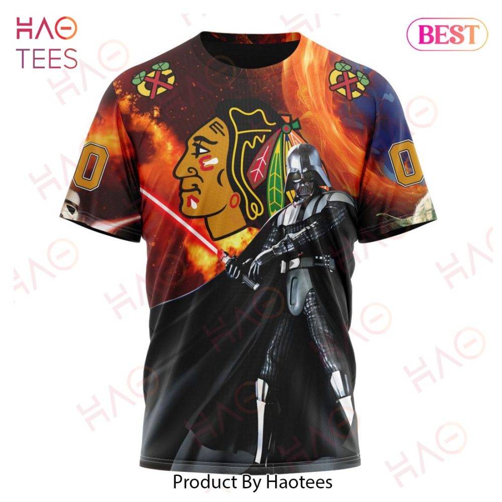 Nhl Chicago Blackhawks Specialized Design X Star War Hoodie - Image 8
