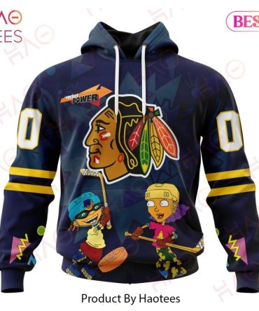Nhl Chicago Blackhawks Specialized For Rocket Power 3D Hoodie