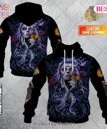 Nhl Chicago Blackhawks Tattoo Girl Artwork 2023 Hoodie, T-Shirt, Zip Hoodie, Sweatshirt