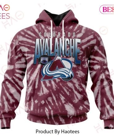 Nhl Colorado Avalanche Special Retro Vintage Tie - Dye Hoodie