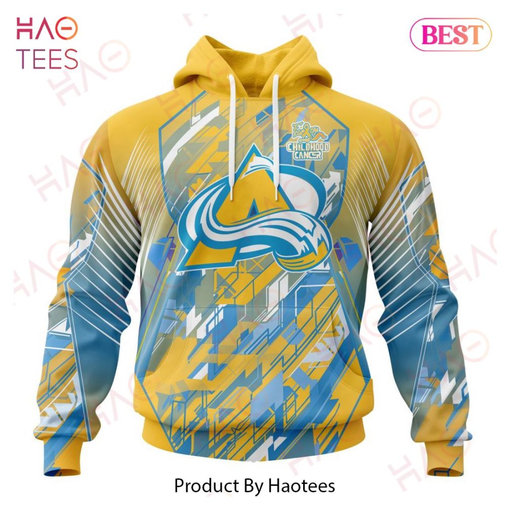 Nhl Colorado Avalanche Specialized Design Fearless Against Childhood Cancers 3D Hoodie