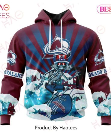Nhl Colorado Avalanche Specialized Kits For The Grateful Dead Hoodie