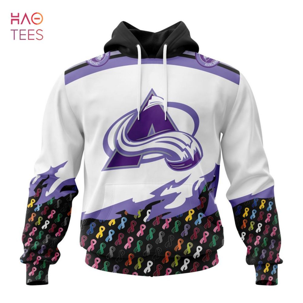 Nhl Colorado Avalanche, Specialized Kits In October We Stand Together We Can Beat Cancer