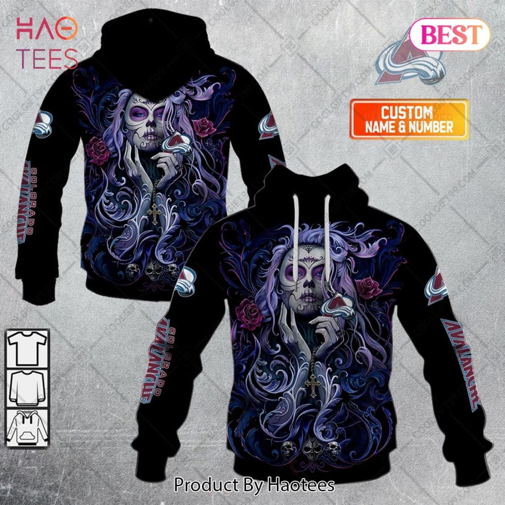 Nhl Colorado Avalanche Tattoo Girl Artwork 2023 Hoodie, T-Shirt, Zip Hoodie, Sweatshirt