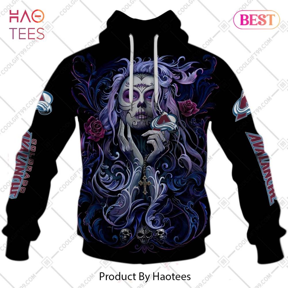 Nhl Colorado Avalanche Tattoo Girl Artwork 2023 Hoodie, T-Shirt, Zip Hoodie, Sweatshirt - Image 2
