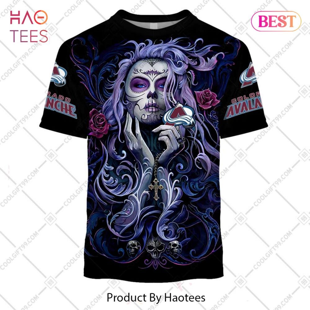 Nhl Colorado Avalanche Tattoo Girl Artwork 2023 Hoodie, T-Shirt, Zip Hoodie, Sweatshirt - Image 3