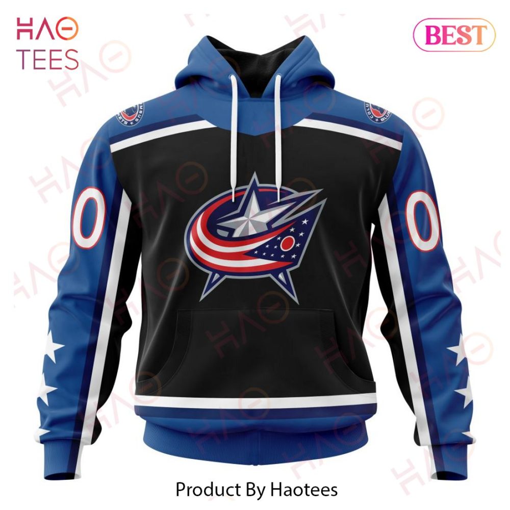 Nhl Columbus Blue Jackets Reverse Retro Kits Hoodie