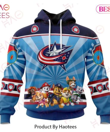 Nhl Columbus Blue Jackets Special Paw Patrol Kits Hoodie