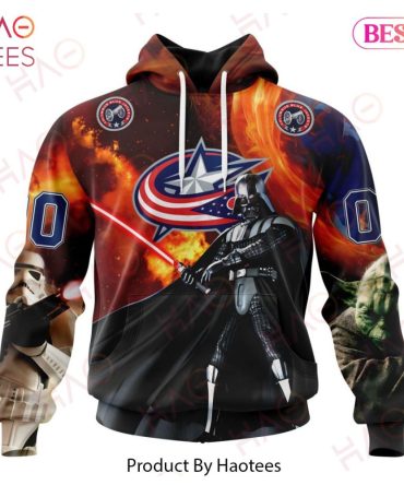 Nhl Columbus Blue Jackets Specialized Design X Star War Hoodie