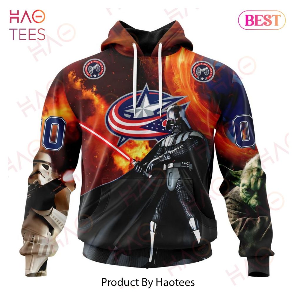 Nhl Columbus Blue Jackets Specialized Design X Star War Hoodie