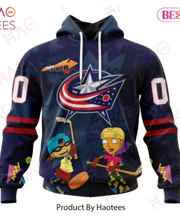 Nhl Columbus Blue Jackets Specialized For Rocket Power 3D Hoodie